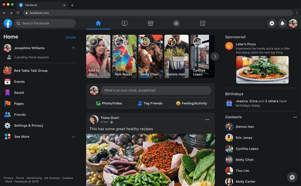 Facebook rolls out a new design for its website