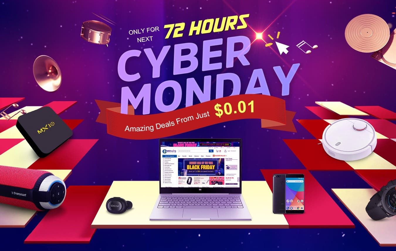 Geekbuying Cyber Monday Promo Kicks Off - Deals Starting at $0.01