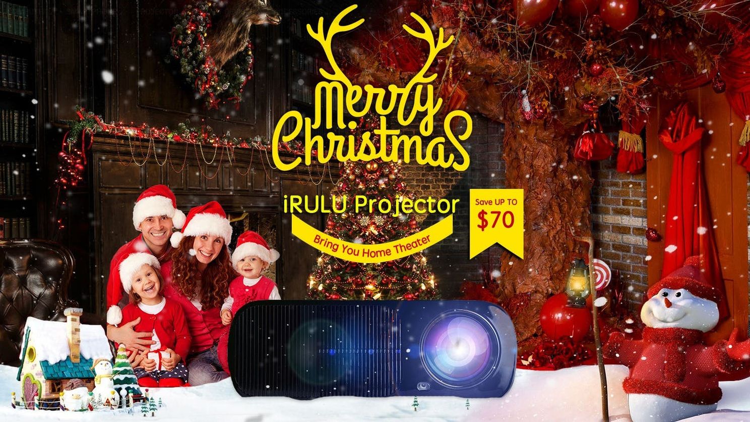 iRULU Projectors on Sale for Christmas - Save Up To $70