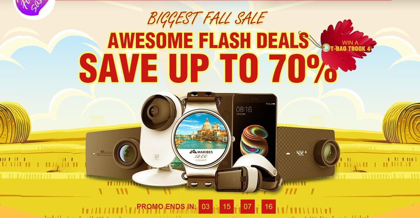 Geekbuying's Fall Sale Promotion and Giveaway Kick Off (Win a Laptop!)