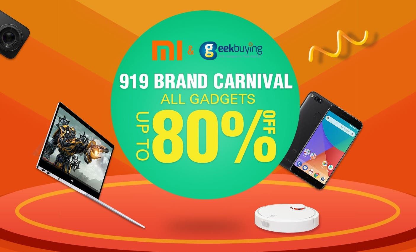 Xiaomi Brand Sale now Running at Geekbuying - Up To 80% Off Discounts!