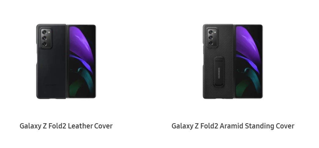 Samsung Galaxy Z Fold2's Cases Go Live on Samsung's Bulgaria Website