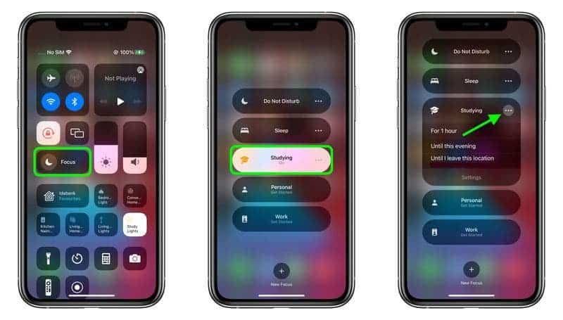 How to display an emoji on your iPhone status bar - Focus Mode