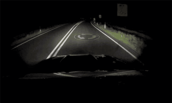 Ford Motor releases a new technology for projection headlights: displays speed limits & other information