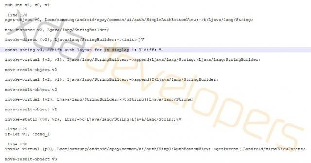 Samsung Pay app source codes confirms in-display sensor for the Galaxy S10