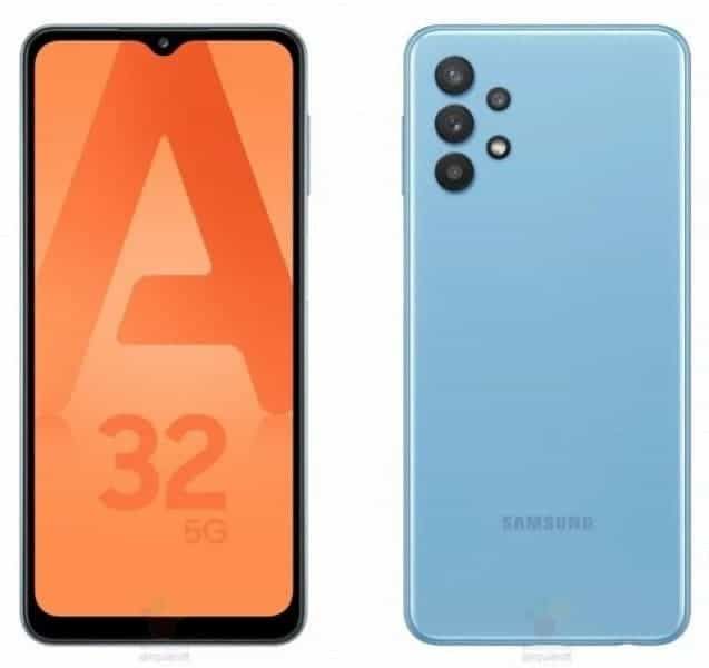 Galaxy A32: The design of the cheapest Samsung 5G smartphone is leaked