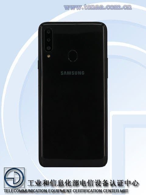 Samsung Galaxy A20s listed on TENAA - triple camera & a rear fingerprint sensor