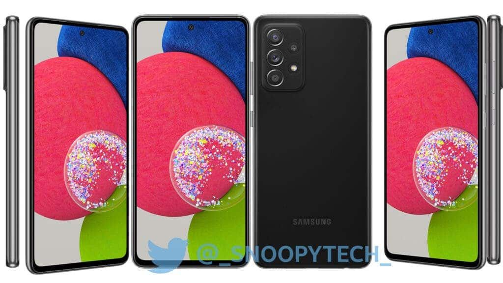Samsung Galaxy A52s 5G Leaked Renders Reveal Four Color Options