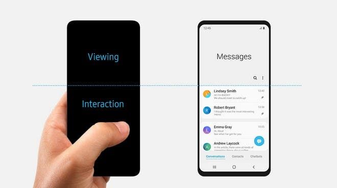 Samsung article on One UI accidentally shows Galaxy S10 design