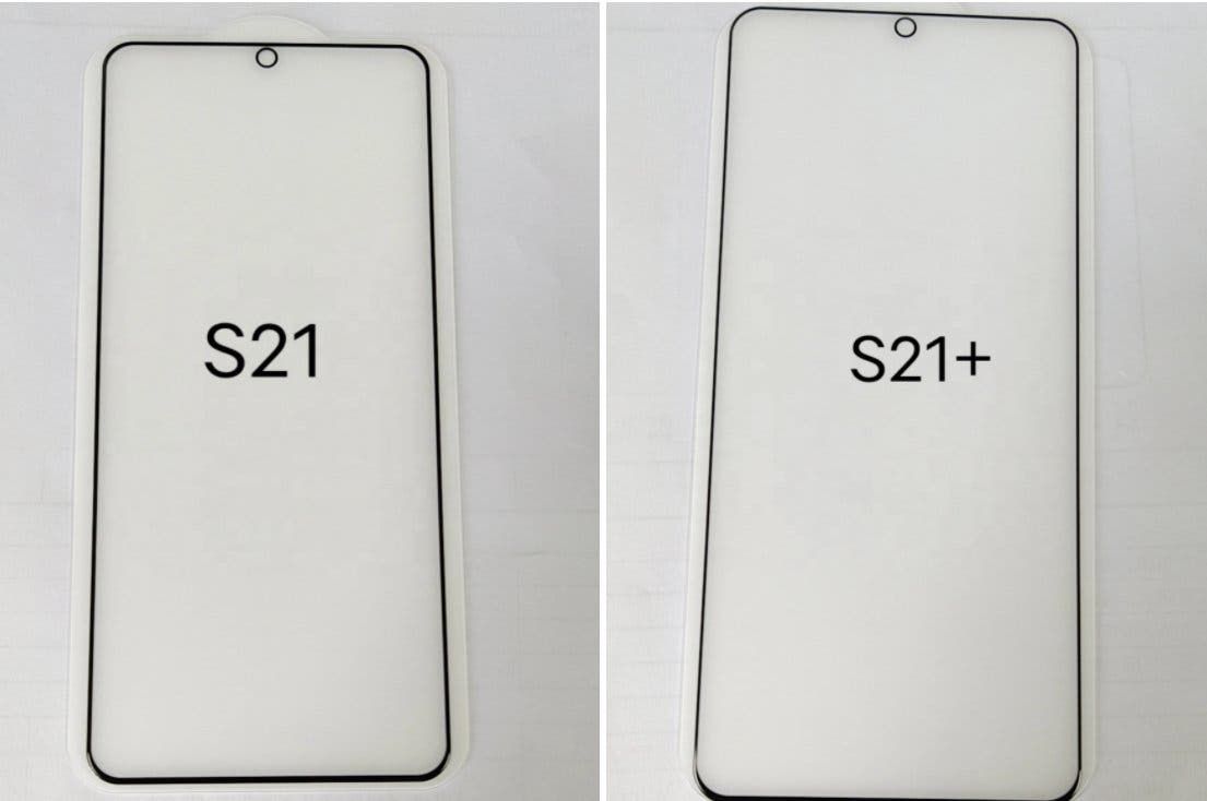 Samsung Galaxy S21+ vs Galaxy S21 dimensions comparison