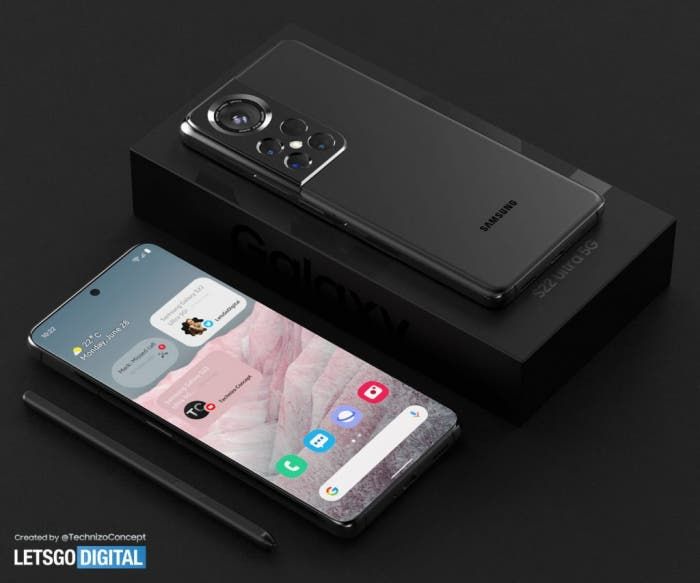 Here's how the Samsung Galaxy S22 Ultra could look like