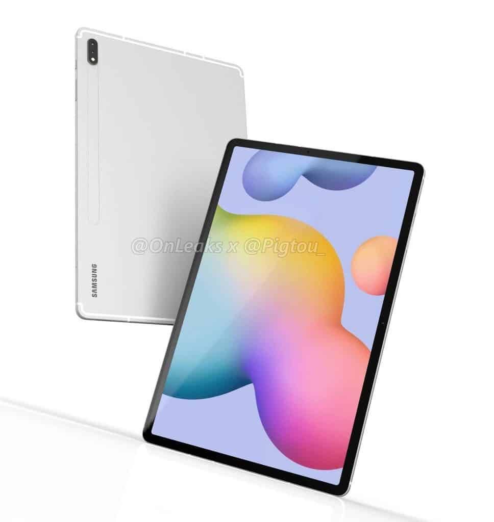 Samsung Galaxy Tab S7+ CAD Renders Leaked, Identical Design But Different Dimension