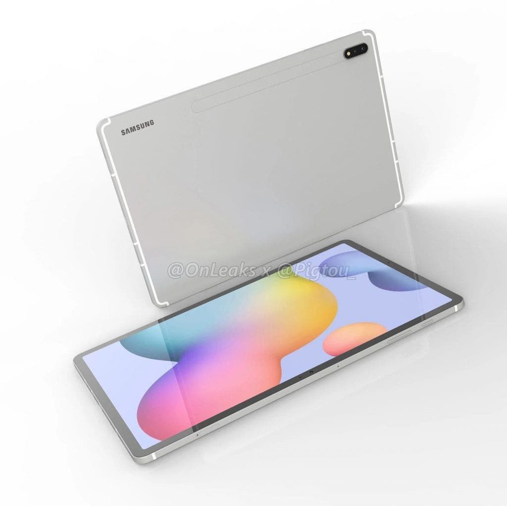 Samsung Galaxy Tab S7+ CAD Renders Leaked, Identical Design But Different Dimension