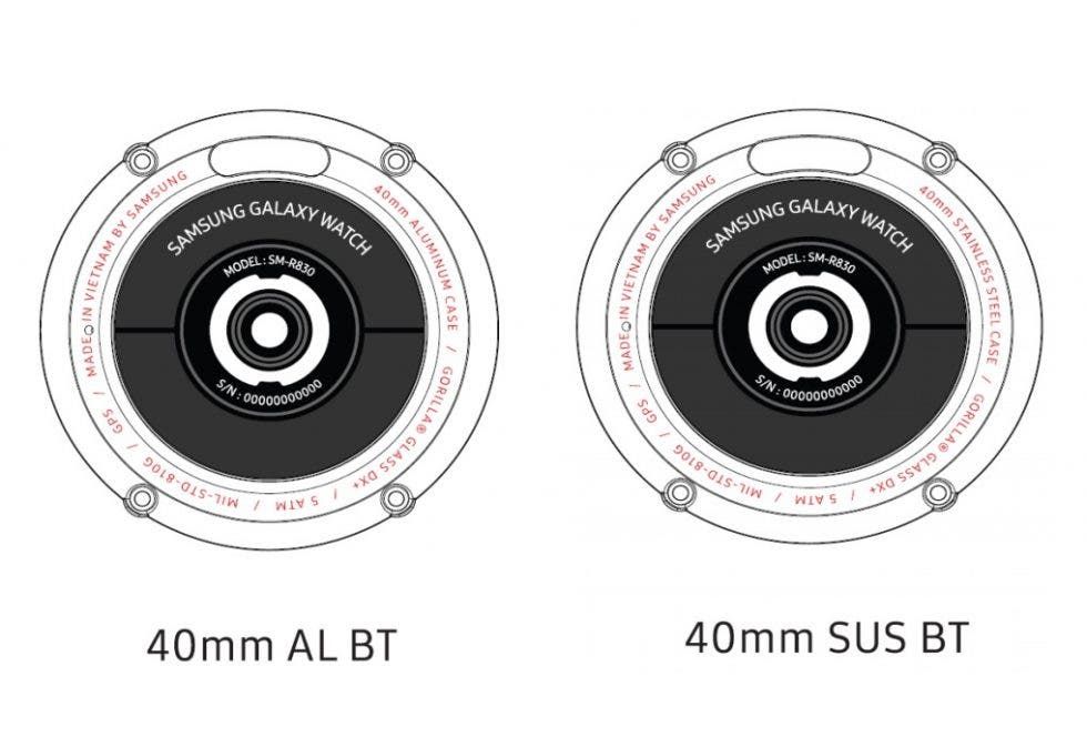 Galaxy Watch Active 2 images leaked in FCC listing,  confirms 40mm watch body