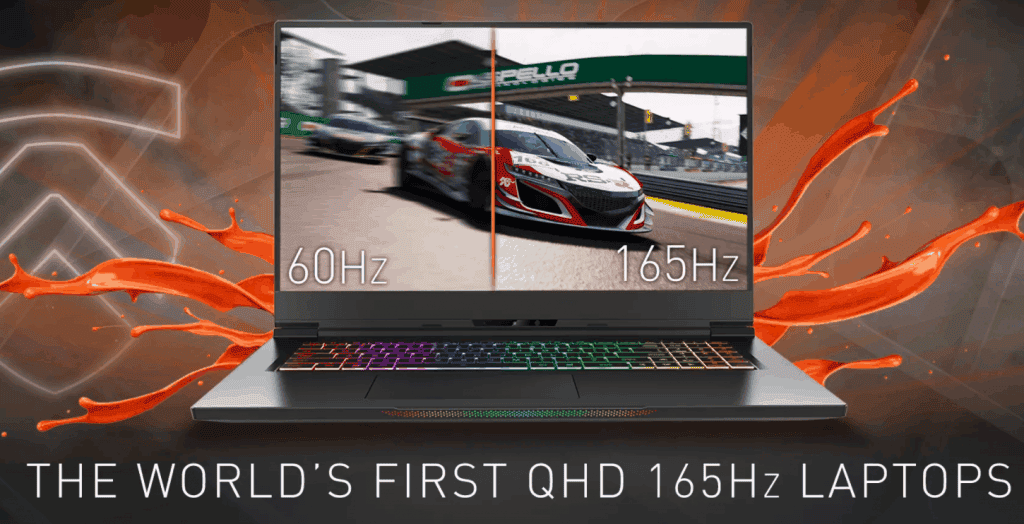 2K 165Hz screen is the current trend for next-gen gaming laptops