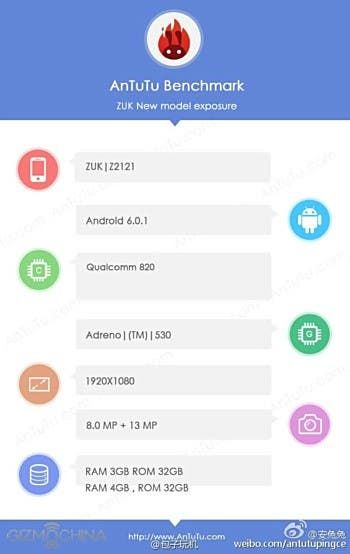 Snapdragon 820 powered ZUK Z2 Pro could show up next week