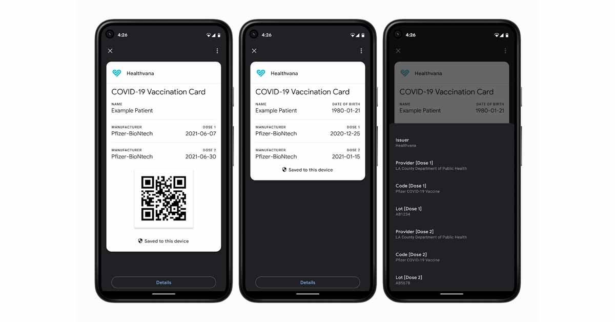 Google Pay Can Now Store COVID Vaccine Cards On Android Devices