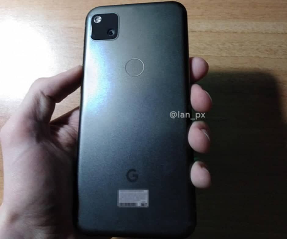 Google Pixel 4a real image appears online - a good one-handed device