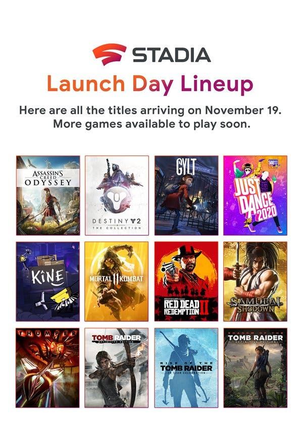 Google Stadia adds 10 new games - the list is impressive