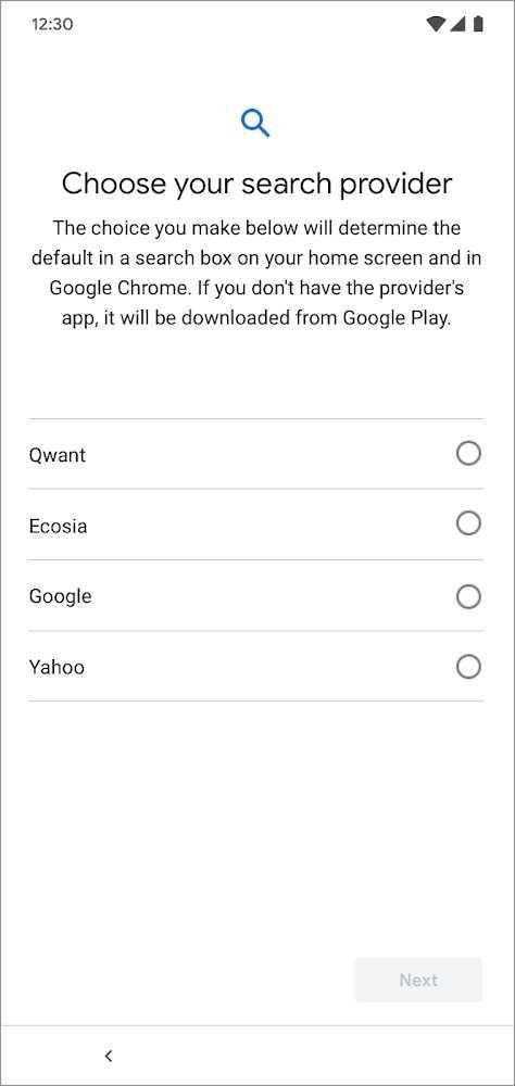Android to get a new default search interface next year
