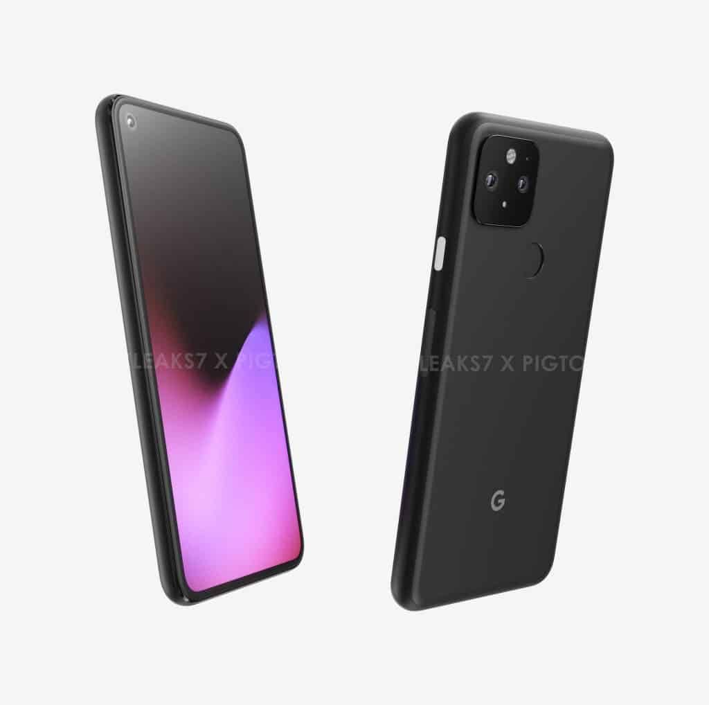 Google Pixel 5 renders appear online with a punch-hold camera design