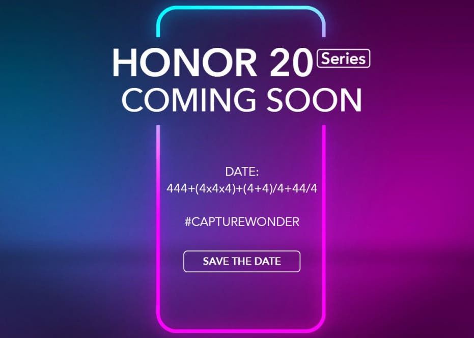 Honor 20 series to debut in London on May 21st