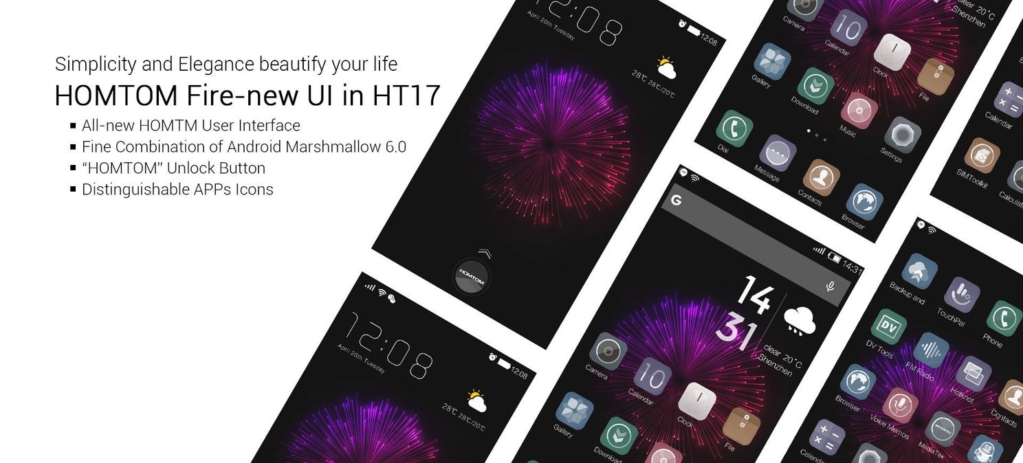 Homtom plans to woo HT17 users with a new flat UI