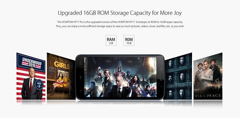 Homtom HT 17 Pro offered for a lower price