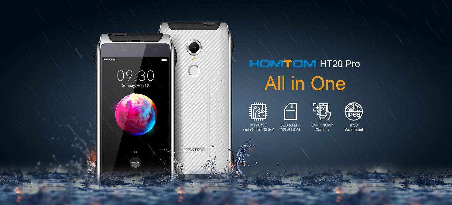 HOMTOM HT20 Pro is a rugged smartphone with camera-centric features!