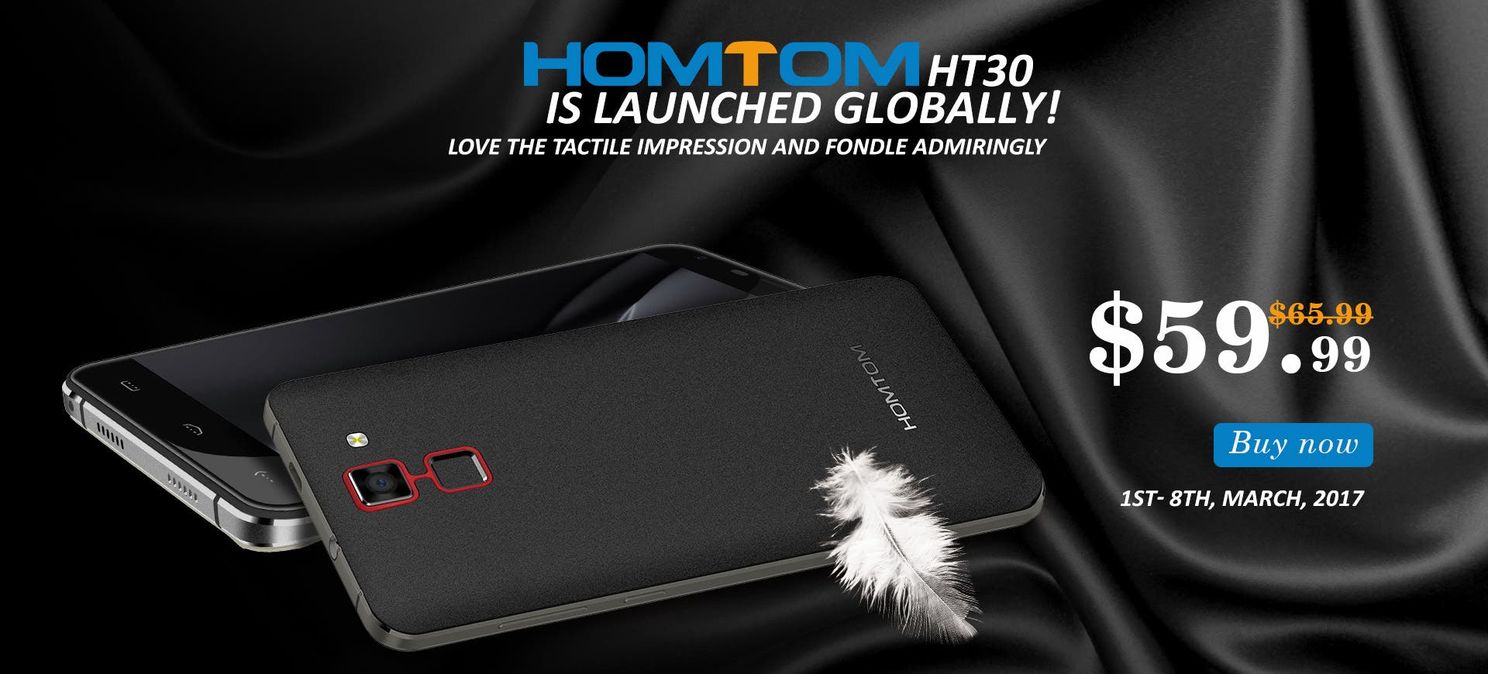 HOMTOM HT30 now on sale: A very affordable phone with an interesting design