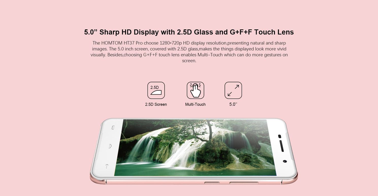 Homtom HT37 Pro Comes With Dual Speaker And Active LED