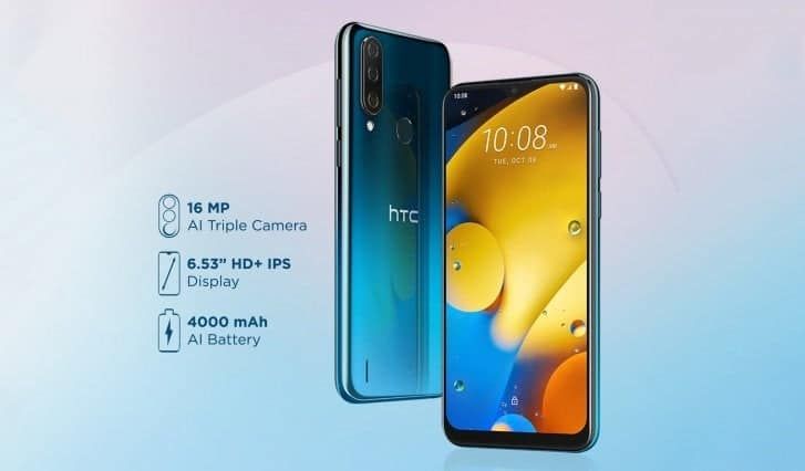 HTC Wildfire R70 released with a waterdrop display & triple rear camera