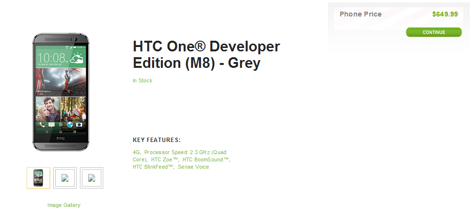 HTC One (M8) Developer Edition now available for $649