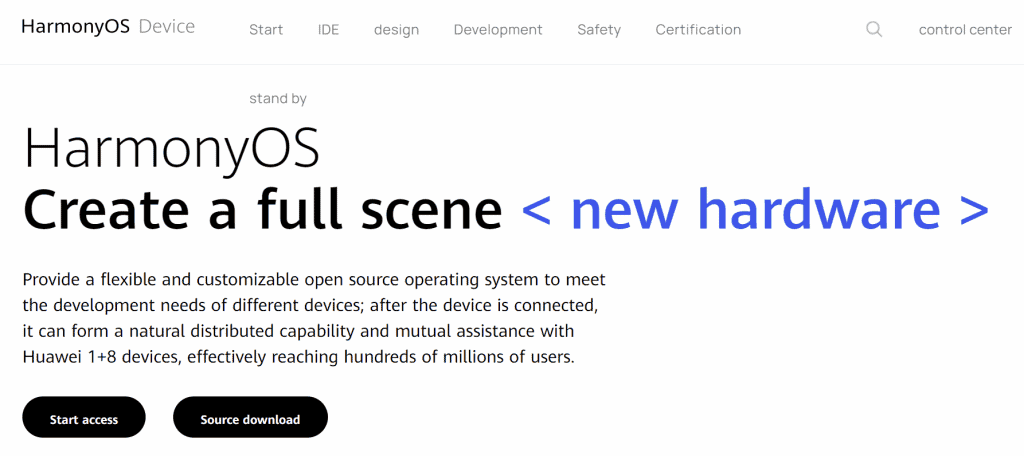 Huawei Harmony OS official website is LIVE: source code is available for download