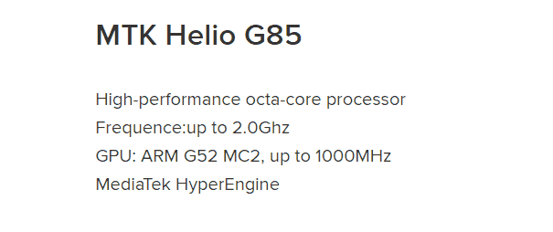 MediaTek Helio G85 SoC announced with tweaked GPU