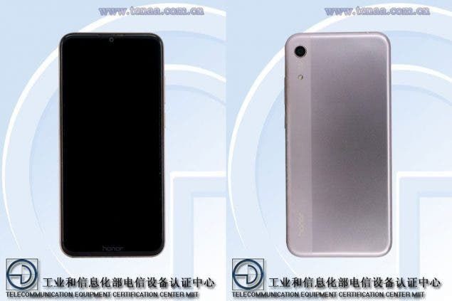 Honor 8A pictures arrive on TENAA