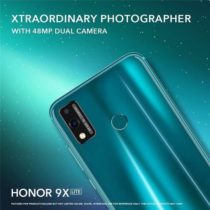 Honor 9X Lite is coming with Google's GMS & a 48MP camera