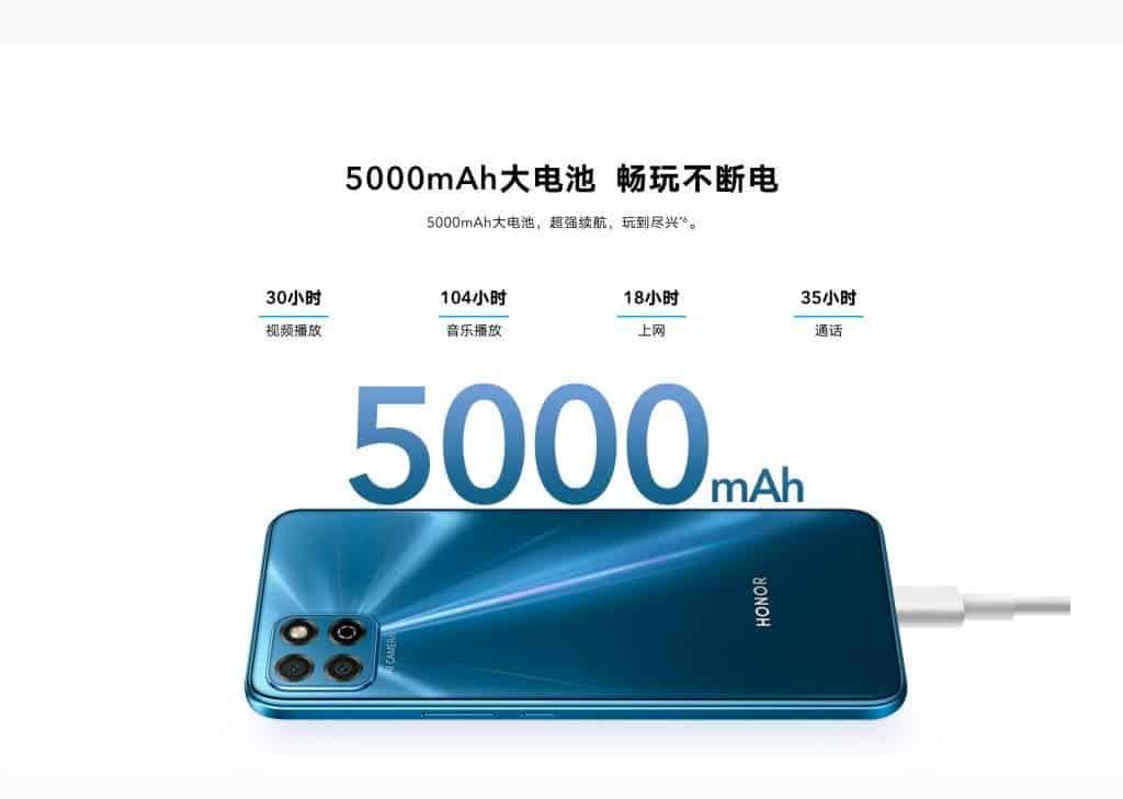 Honor Play 20 with a 5000 mAh battery released for 899 yuan ($139)