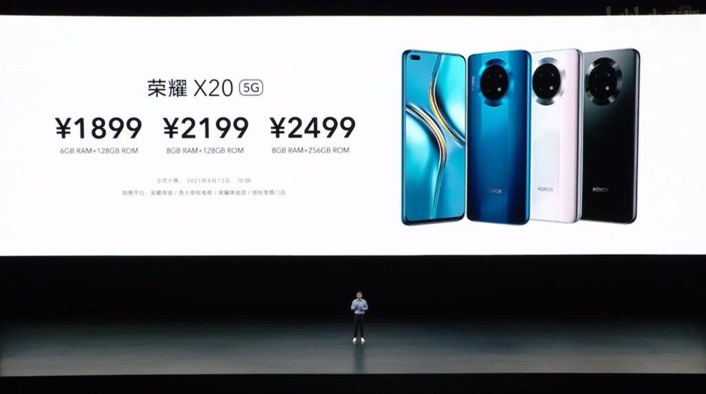 Honor X20 with Dimensity 900 & 66W fast charging released