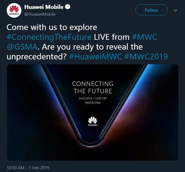 This could be Huawei's foldable smartphone