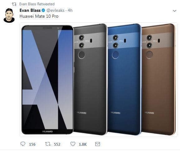 Huawei Mate 10 Pro Images: What Do You Think?