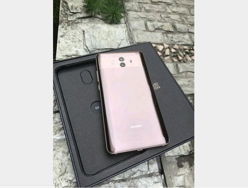 First Out-Of-The-Box Images Of Huawei Mate 10 Surface Online Hours Before Launch