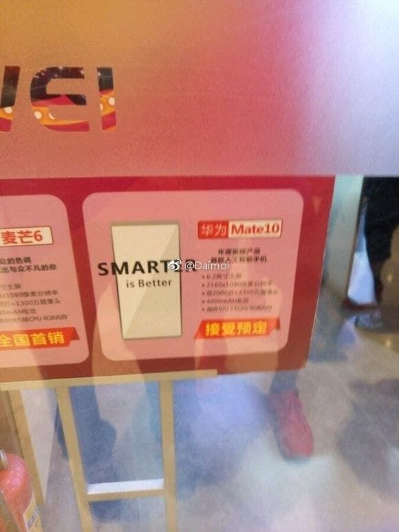 Huawei Mate 10 Specs Surface Online Prior To Launch