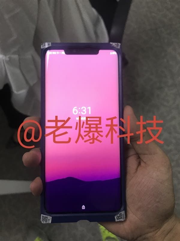 Leak: Mate 20 Series Use Different Display Design