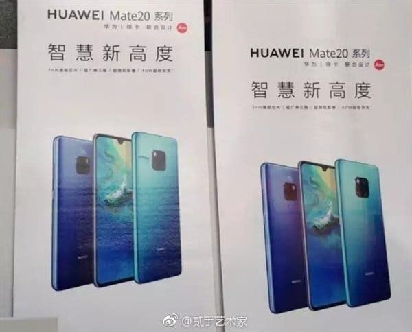 Mate 20 leaked poster confirms a whopping 40W fast charging