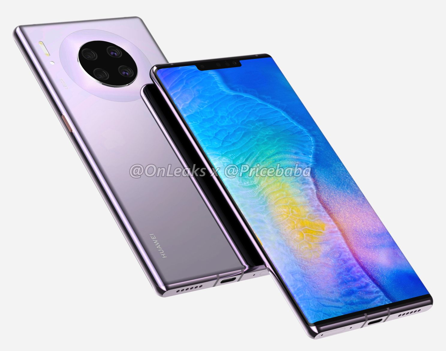 Huawei Mate 30 Pro CAD render leaks online
