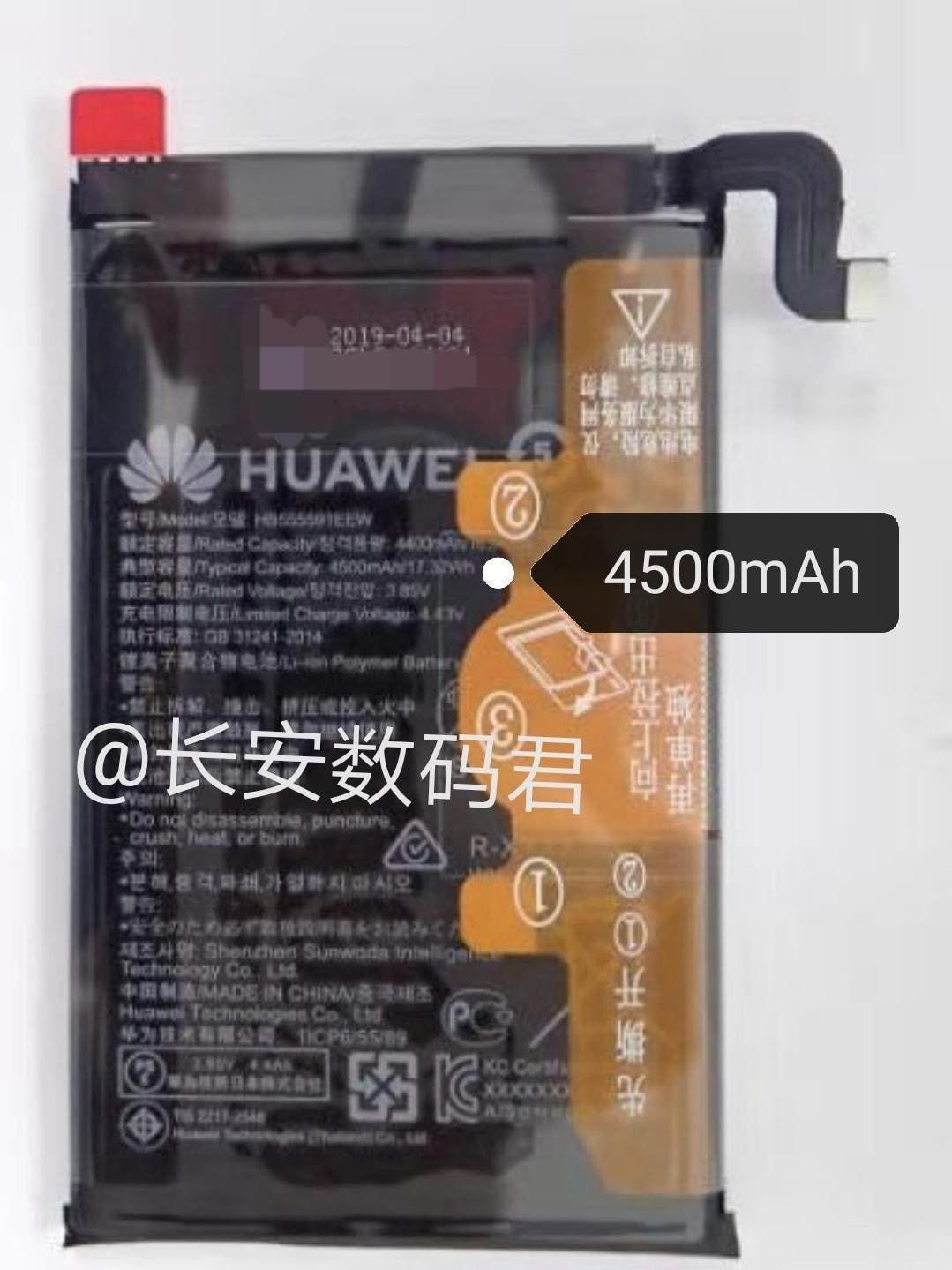 Huawei Mate 30 series battery exposed in new leak