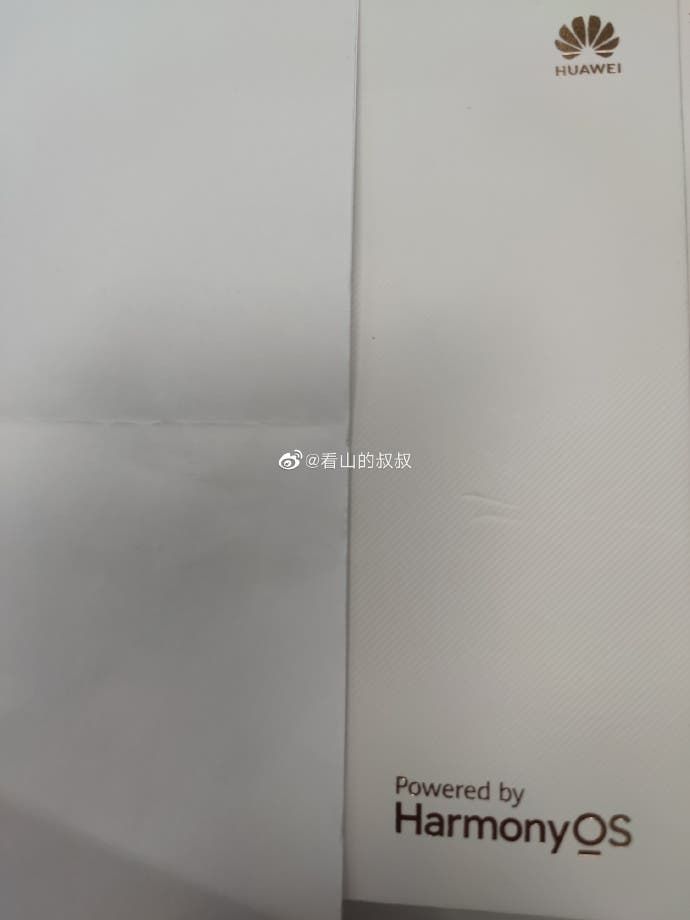 Huawei MatePad Pro 2 with HarmonyOS branding and price exposed