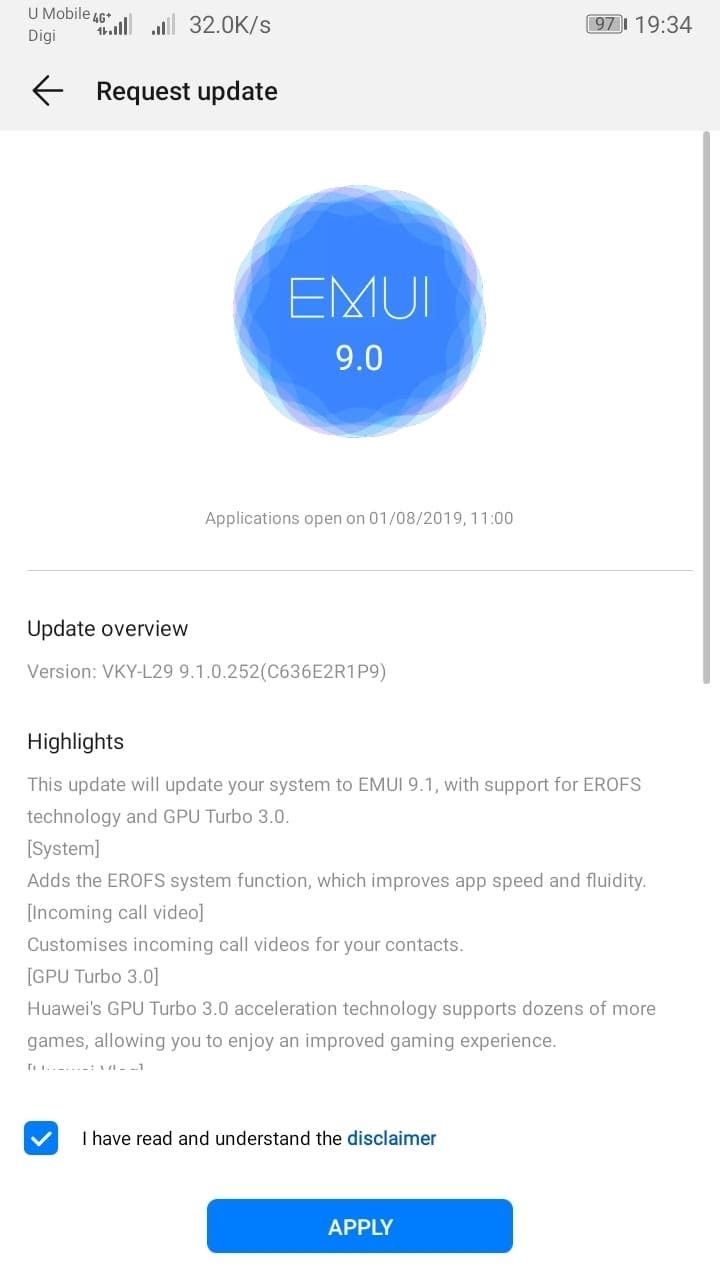 Huawei P10 Plus now receiving EMUI 9.1 update