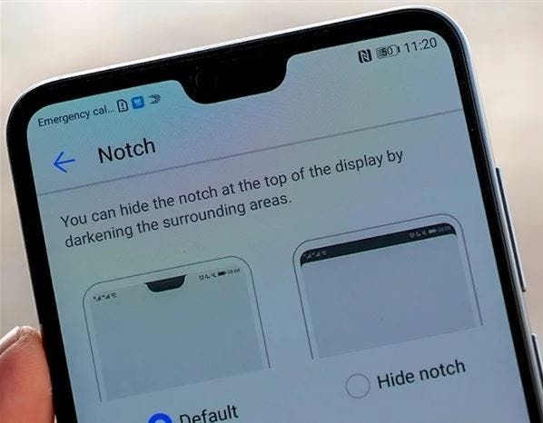 Users Can Hide The Notch On Huawei P20